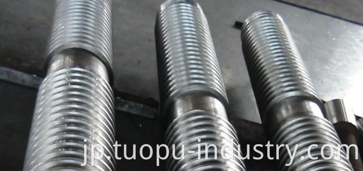 Grooved alloy steel roll